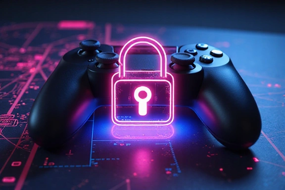 Illustration de gaming sécurisé