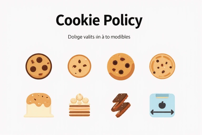 Divers types de cookies représentés par des icônes